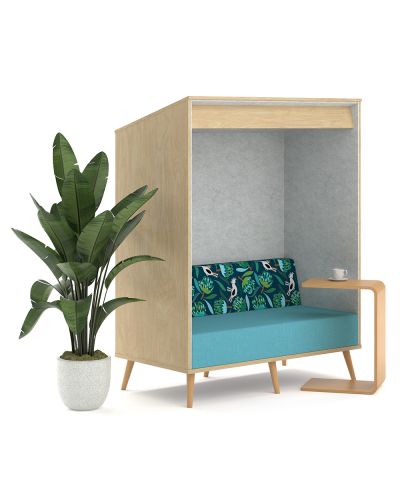 New Graphite Board | Royal Blue AudioArt | Beachcomber Atlantic Fabric | ABS Legs
