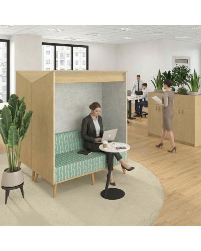 New Graphite Board | Royal Blue AudioArt | Beachcomber Atlantic Fabric | ABS Legs