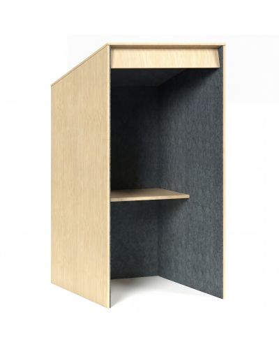 Raw Birch Ply Board / Charcoal AudioArt