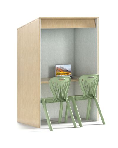 Raw Birch Ply Board | Grey Marle AudioArt Interior