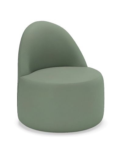Jelly Single Seat Lounge Chair-Aura Eucalyptus Vinyl
