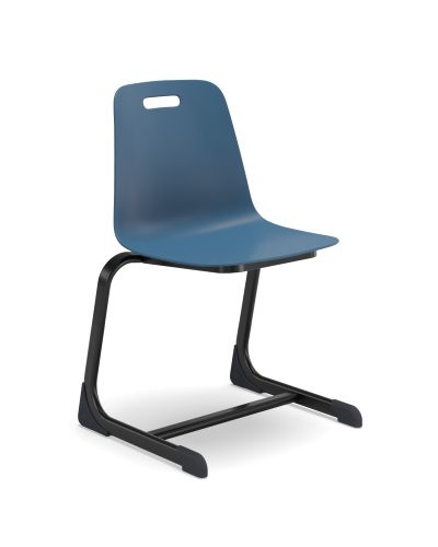 Luca Cantilever Chair - Plastic Shell
