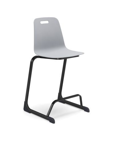 Luca Cantilever Stool  - Plastic Shell