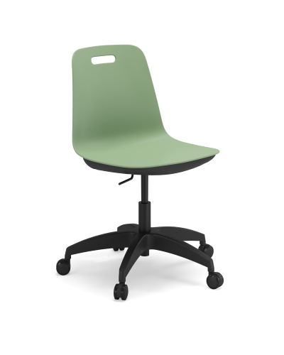Luca Task Chair with Castors - Plastic Shell