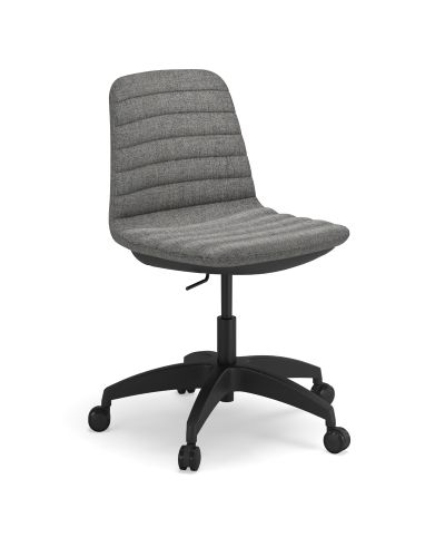 Luca Task Chair with Castors - Fully Upholstered