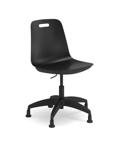 Luca Task Chair with Glides - Plastic Shell