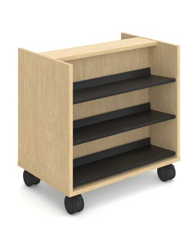 Marvel Library Mobile Double Shelf Unit - 900mm High
