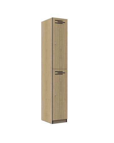 Deluxe Infinity Melamine  Locker - 2 Door
