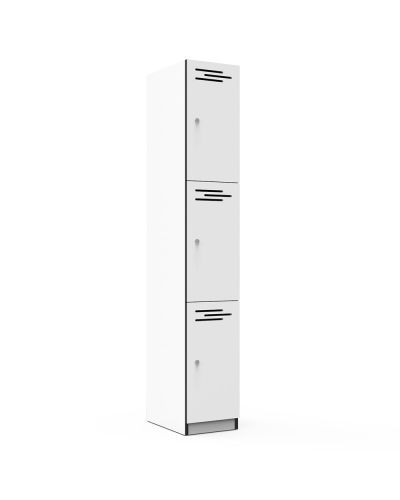 Deluxe Infinity Melamine  Locker - 3 Door