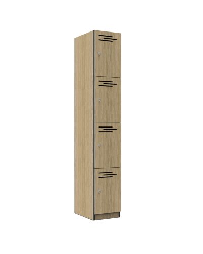 Deluxe Infinity Melamine  Locker - 4 Door