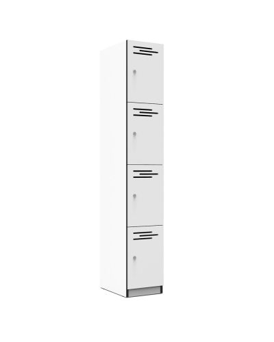 Deluxe Infinity Melamine  Locker - 4 Door