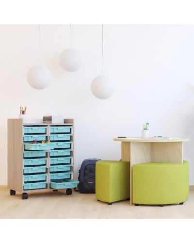 Pye Maxi Ottoman Set with Round Table