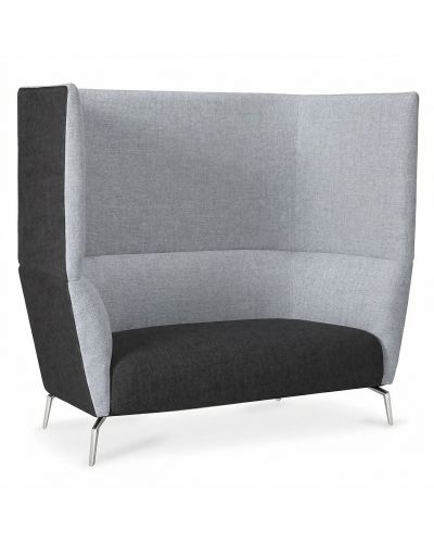 Beachcomber Graphite / Beachcomber Mist Fabric / Polished Aluminium Feet