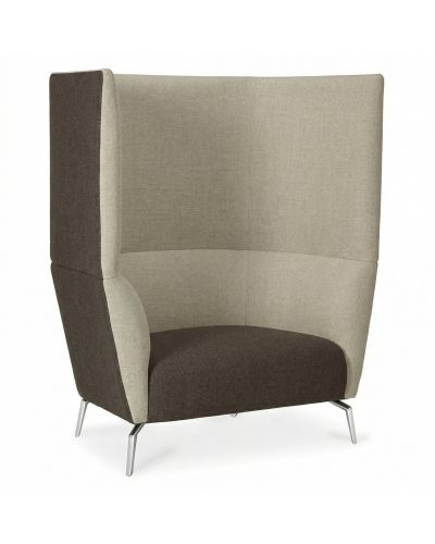 Beachcomber Nougat / Beachcomber Fudge fabric / Polished Aluminium Feet