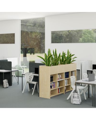 900W x 450D | New Graphite | Plants & pots not included 