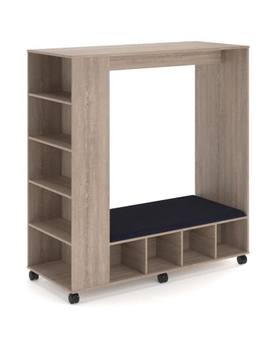 Plaza Straight Hub with Open Storage