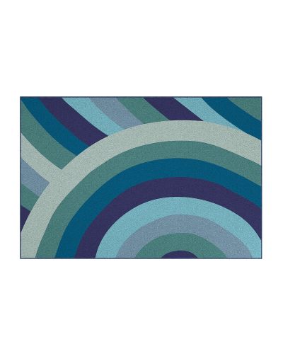 Rainbow Lagoon Rectangle Rug