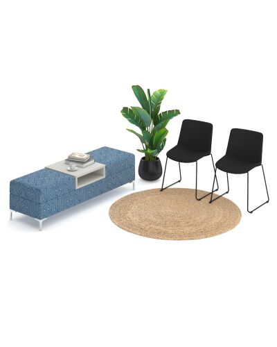 Allure Denim Vinyl with Rural Oak board