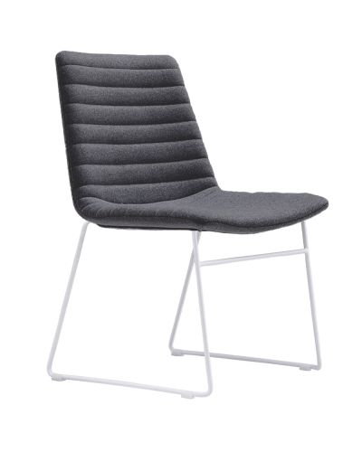 Raffles Fully Upholstered Sled Base Chair