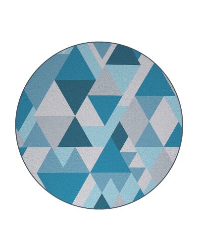 Geo Tri Round Rug