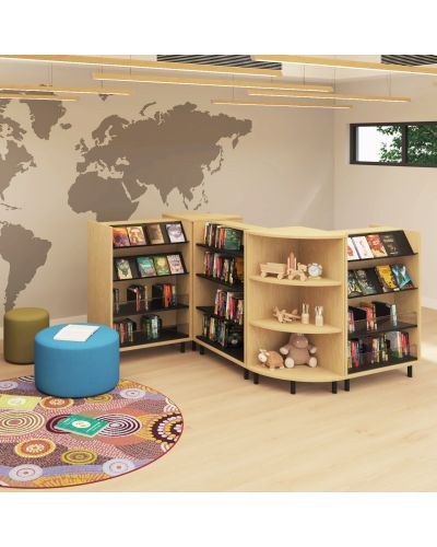 Marvel Library Double Unit Corner Bookcase