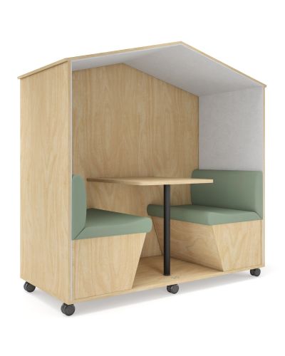 Grey Marle AudioArt | Raw Birch Ply Board | Lustrell Aura Eucalyptus Vinyl 