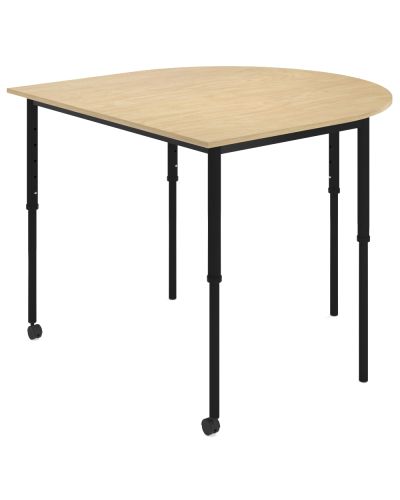 SmarTable Clique D-End Height Adjustable Sit Stand School Table