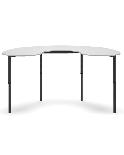 SmarTable Huddle Intensive Student Support Table-700 - 940h Sit Stand-Without Castors-Writeable