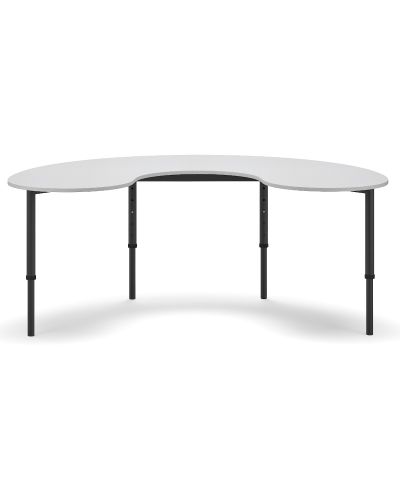 SmarTable Huddle Intensive Student Support Table-520 - 760h Adjustable Height-Without Castors-Writeable