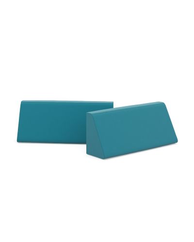 Aura Jade Vinyl Back Cushions | Set of Two