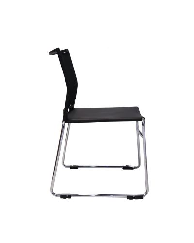 Stackable Sled Base Mesh Back Visitor Chair