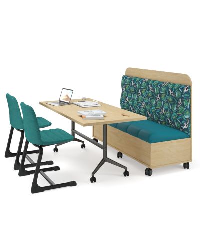 Luca Cantilever Chair - Fully Upholstered