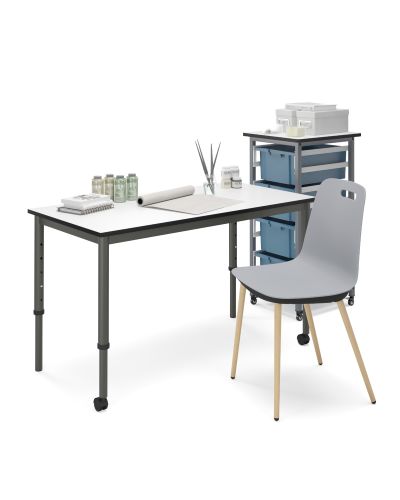 Luca 4 Leg Chair - Plastic Shell