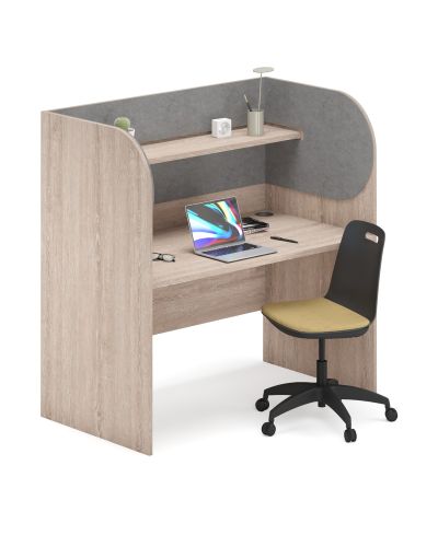 Luca Task Chair with Castors - Plastic Shell with Seat Pad