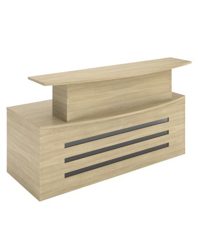 Vadar Reception Counter Desk Calm Oak