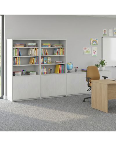 Planked Urban Oak | 900w | 2 Swing Doors / 1 Adjustable Shelves 