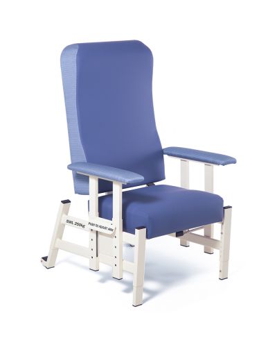 Adjustable Healthcare Patient Lounge Chair Standard Size with Adjustable Arms