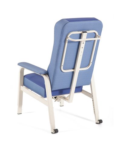 Adjustable Healthcare Patient Lounge Chair Standard Size with Fixed Arms