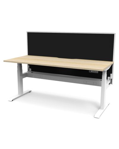 Ascendo Plus Single Sided Electronic Sit Stand Desk with Screen