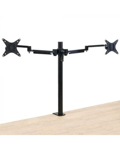 Saturn Monitor Arm | Stock | 560mm Post | Double | Black