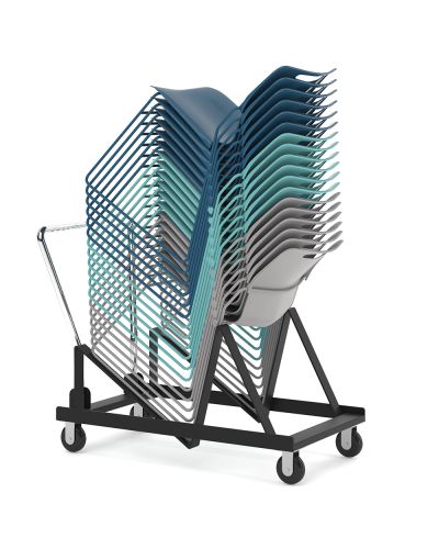 Castel Stacking Chair Trolley