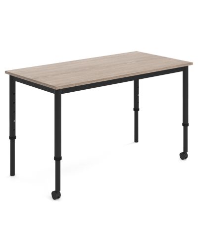 Smartable Clique Straight Table - Rural Oak Top
