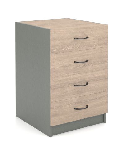 Commercial Fixed Pedestal - 4 Pen Drawers