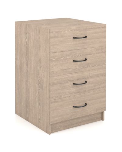 Commercial Fixed Pedestal - 4 Pen Drawers