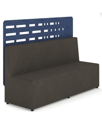 Cush-N Straight 3 Seat Lounge with Art Panel