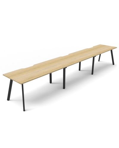 Lawson Single Sided Desk - Three  Person