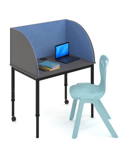 Focus Carrel Desk - Adjustable Height