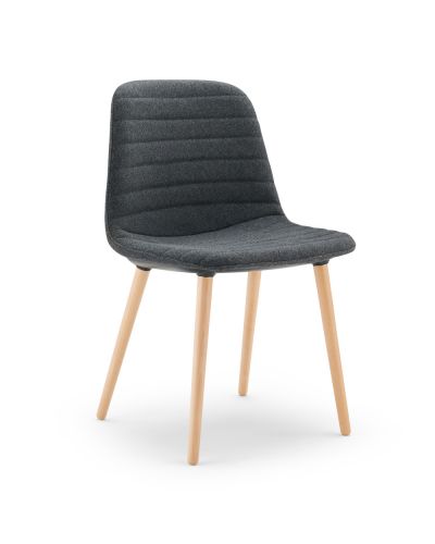 Lola Timber Leg Chair - Full Upholstery