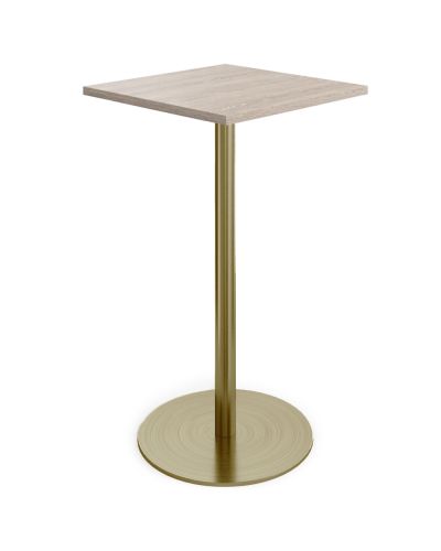 Disc Base Square High Table