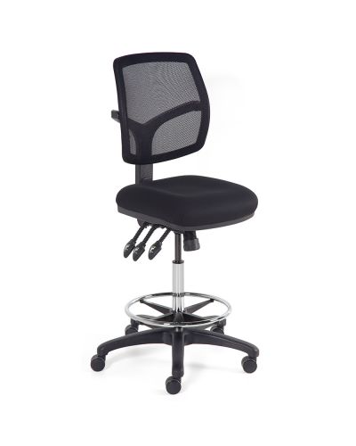 Riva Max Mesh Ergo Chair With Drafting Kit Base